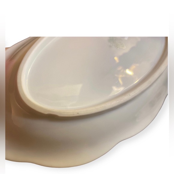 Vintage Aynsley Fine English Bone China Small Floral Serving Bowl & Plate Set - Picture 9 of 9